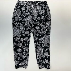 Lauren Ralph Lauren Lightweight Tropical Print Pants Womens Size 14